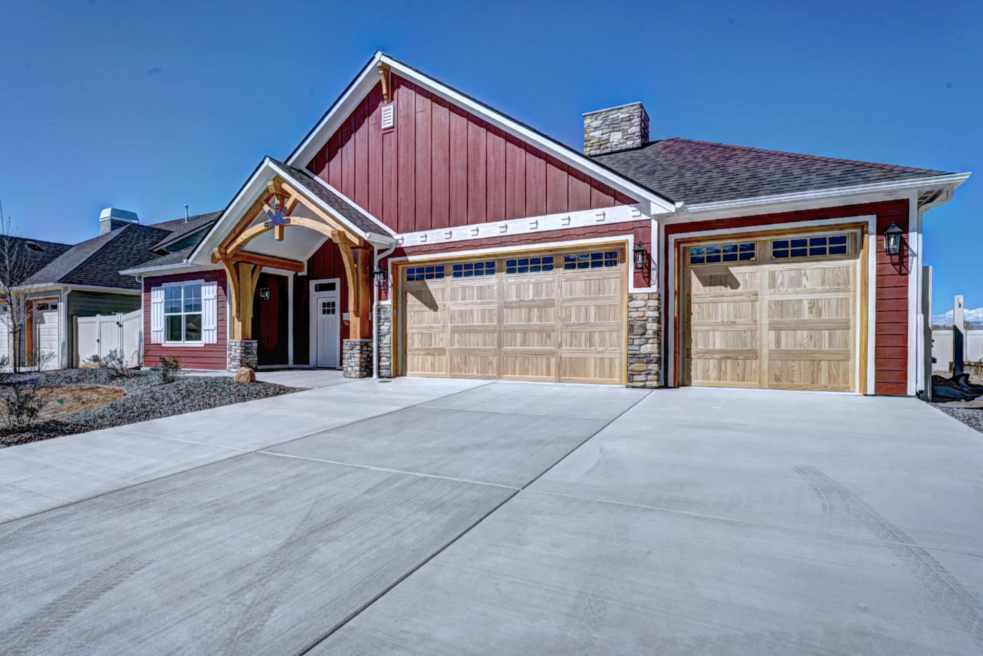 2 Story Primrose 3 Car Garage Front Exterior