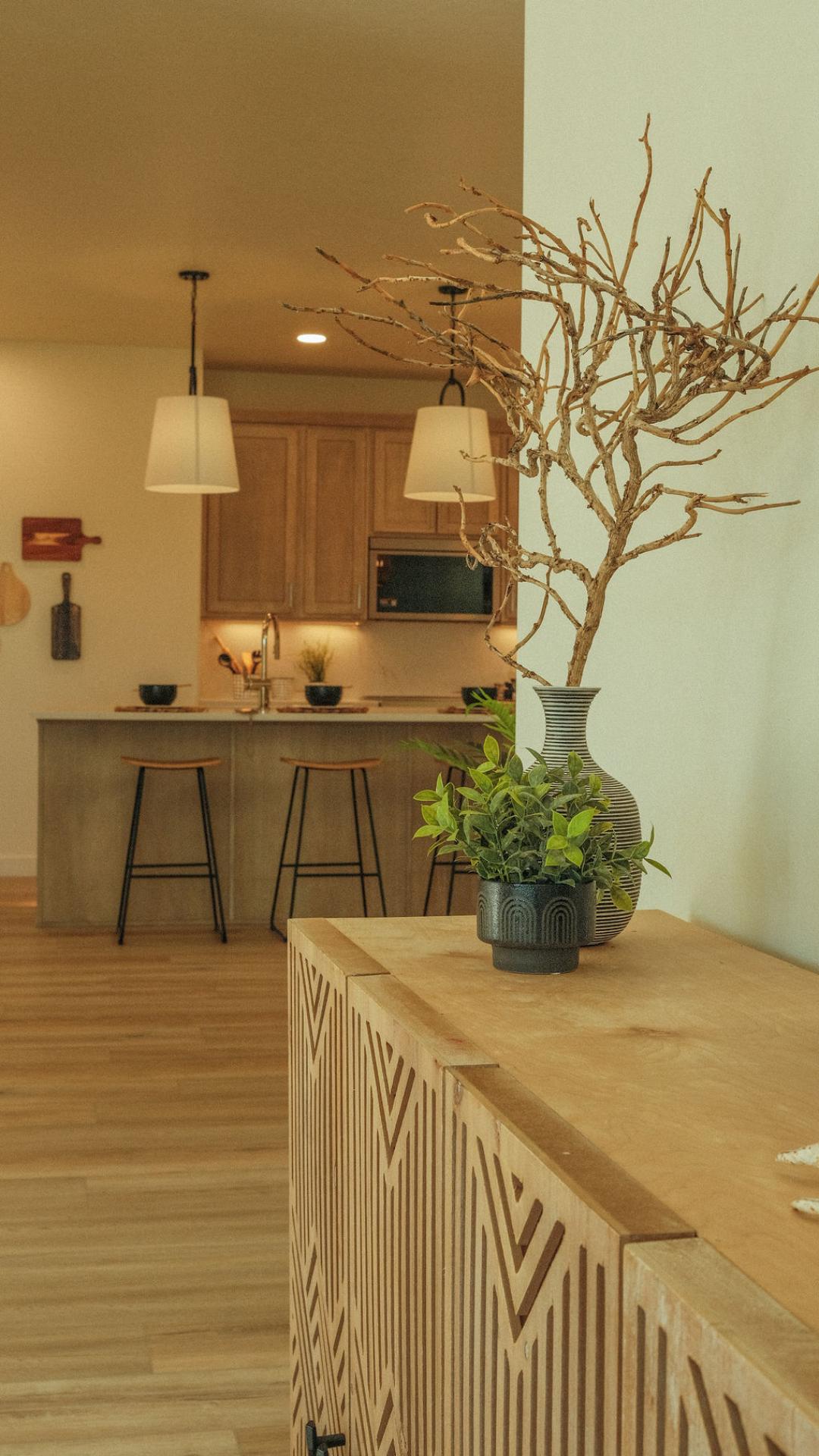 Scandinavian Villa Cardinal Living room to kitchen