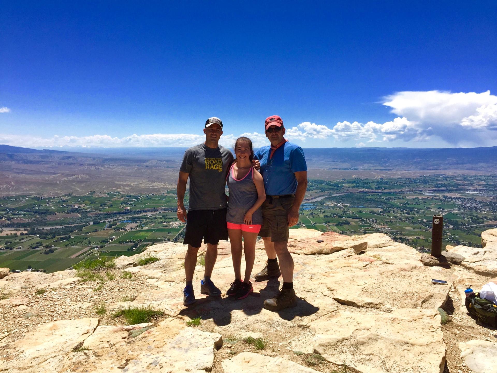 Overlooking at trail head
