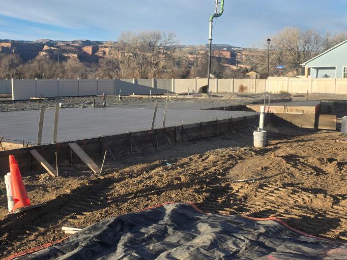 Poured Foundation